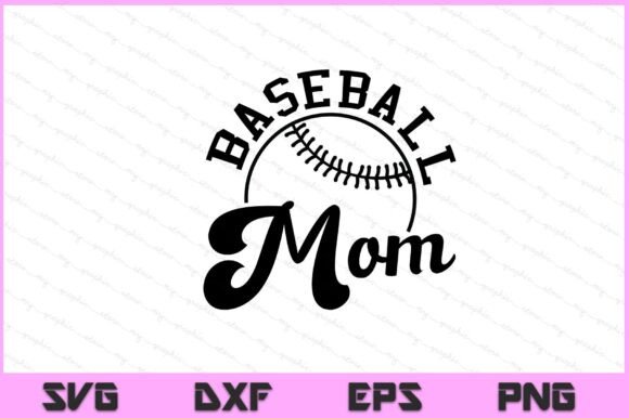 Baseball Mom Life SVG PNG File: A Versatile Graphic for Crafts