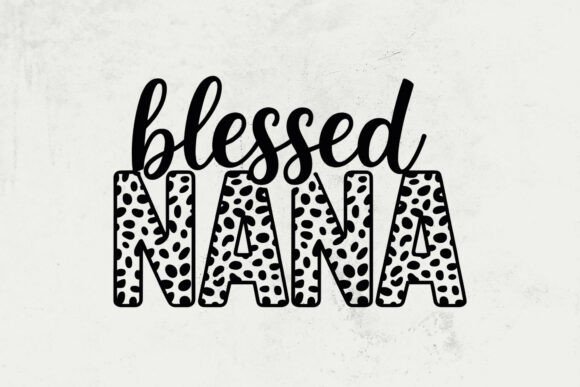Leopard Blessed Nana SVG: A Versatile Graphic Design Asset for Crafts