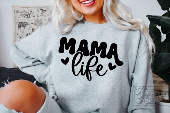 Mama Life SVG - Mom Life Mothers Day PNG for Crafts and Graphics