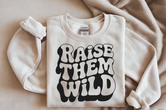 Raise Them Wild & Mom Life SVG: A Versatile Graphic Design Asset for Crafters