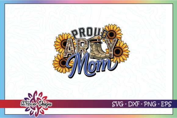 Western Proud Army Mom Military SVG: A Graphic for Crafts and Commercial Projects